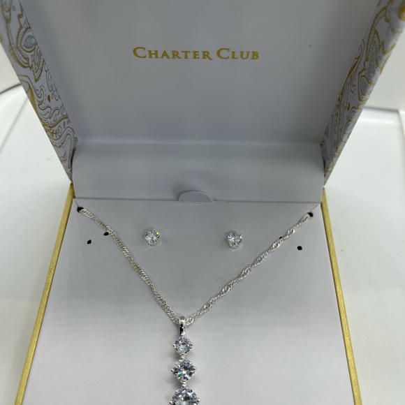 BNIB only Necklace Silver by Charter Club - Picture 2 of 3
